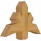 Ekena Millwork Davenport Rough Sawn Timber Gable Bracket, Western Red Cedar, 36"W x 24"H x 6"D x 6"F, 16/12 Pitch GBW036X24X0606DAV00RWR - alternate 4
